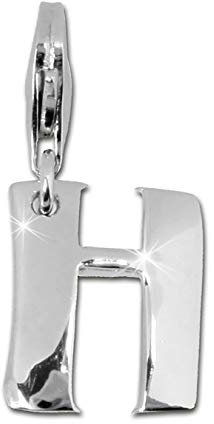 SilberDream 925er Charm Buchstabe H Echt Silber Armband Anhänger D1FC70H Silber Charmsschmuck von SilberDream für die Frau