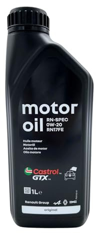 Huiles moteur 0W20 voiture essence diesel lubrifiant Castrol GTX 0W-20 RN17FE avec sac polyvalent 7x1lt