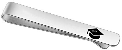 Pince à cravate pour homme - Cadeau de remise de diplôme - Pince à cravate classe de 2021, middle, Acier inoxydable,