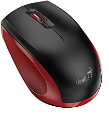 Genius Ratón NX-8006S Negro/Rojo 1600DPI sin FIL2.4 GHz Opt USBPC/Mac