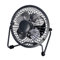 Zarivy Miniventilador Sobremesa Orientable 2,5W 5V Negro 14,8x14,2x7,6 cm Alimentación USB - Ideal para refrescar espacios pequeños.
