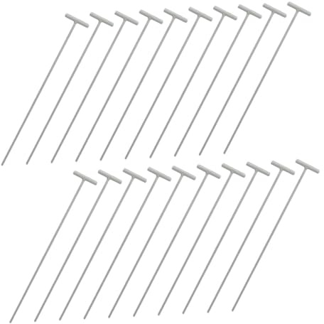 TOBBOMEY Lot de 20 Tiges en Fer pour Porte de Cage à Pigeons, Barres à Sens Unique Améliorant L'entrée, Adaptées pour Cage à Pigeons
