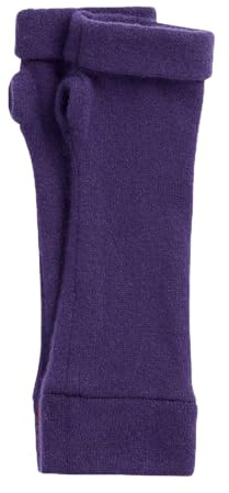 Turtle Doves 100% Recycled Cashmere Fingerless Gloves Purple