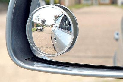 Convex BLIND SPOT MIRROR Towing Reversing Driving SELF-ADHESIVE Van TRUCK
