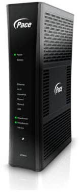 AT&T U-verse Pace 5268AC Gateway Internet Wireless Modem Router with power adapter