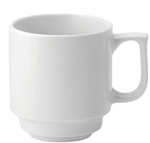 Utopia Pure White Stapelbecher, 280 ml