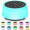 Color Noise Sound Machines with 10 Colors Night Light 25 Soothing Sounds and Sleep White Noise Machine 32 Volume Levels 5 Timers Adjustable Brightness Memory Function for Adults Kids Baby (Black)