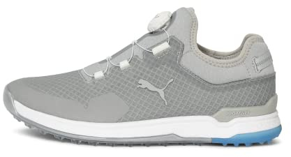 Puma Herren Proadapt Alphacat Disc Golfschuh, High Rise Silver-Ibiza Blue, 44 EU
