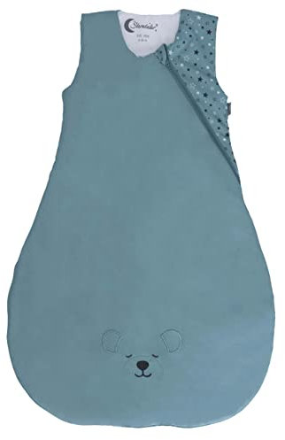 Sterntaler Baby Unisex Schlafsack Baby Funktionsschlafsack 70cm Eisbär Elia - Schlupfsack Baby, Pucksack Baby - braun, 70cm