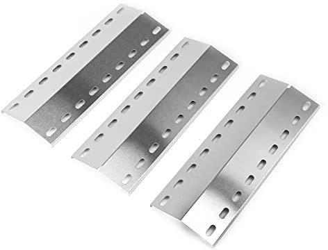 GFTIME 39,5 x 15 cm Edelstahl Universal Brennerabdeckung Ersatzteile für Landmann Triton 2 & 3, Landmann Minton, Landmann Avalon PTS 4, Grandhall Maxim GT4, Mr. Gardener Jackson, 3 Stück