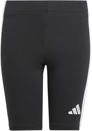 adidas flickor Essentials Biker Tights, black/white, 9-10 Years