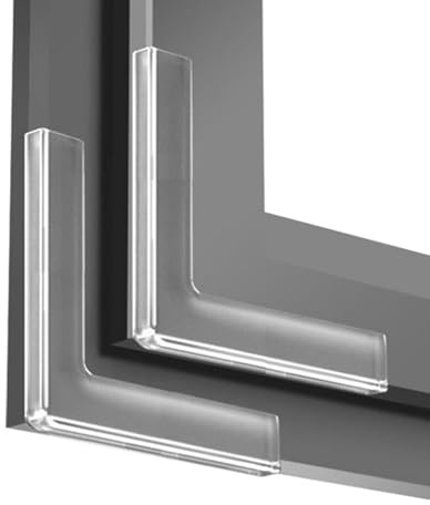 Unikicool Fenster eckenschutz,eckenschutz kantenschutz Fenster,fensterbank eckenschutz kantenschutz,Kantenschutz-Stoßfänger für Fenster,Tür,Möbelkanten- und EckenschutzKantenschutz für Fenster