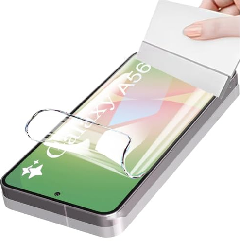[2Pcs] Film hydrogel pour Samsung Galaxy A56 5G, Protection d'écran [Clear HD] Film Protecteur TPU Souple [Pas de Verre]
