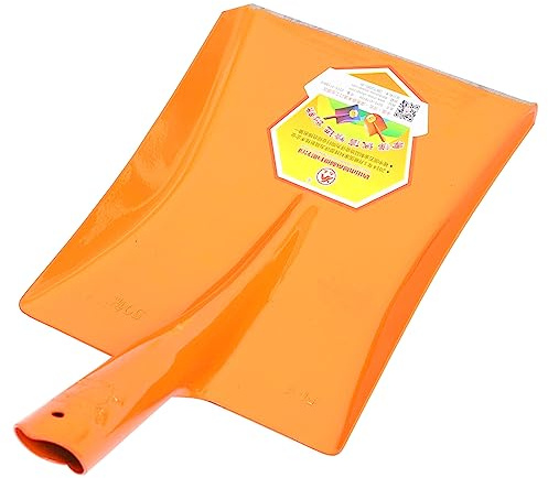Kisangel Pala da Esterno in Ferro Piccola Quadrata per Giardinaggio, Vanga da Giardino Resistente Multiuso per Lavori Agricoli e Cura Prato, Attrezzo Manuale Pratico per Orto e Giardino