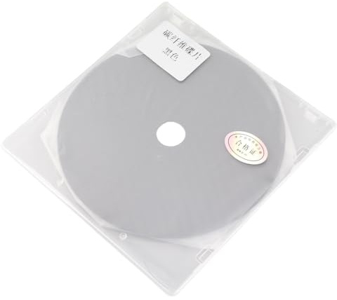 SIXRUN Stabilisateur CD DVD, Tapis de Réglage en Fibre de Carbone, Réduit Les Vibrations et la Résonance, Idéal pour Les Audiophiles avec Lecteurs CD à Plateau Supérieur (Black)