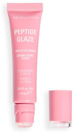 Revolution Peptide Glaze Tinted Lip Serum, Strawberries & Cream