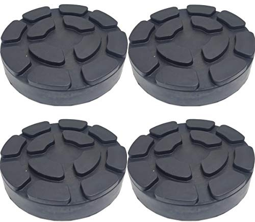 JOMAFA - JUEGO DE 4 TACOS DE GOMA PARA ELEVADORES DE COCHE CON 100mm DE DIAMETRO UNIVERSAL PARA ELEVADORES RAVAGLIOLI, SIRIO, SPACE, COIRO, ASTRA ENTRE OTRAS MARCAS