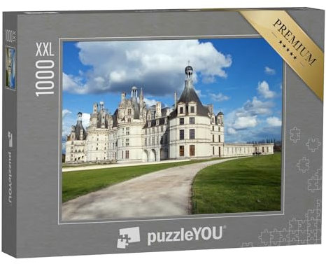 Puzzle 1000 Teile XXL „Schloss von Chambord, Frankreich“ – aus der Puzzle-Kollektion Frankreich