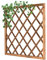 FRANKYSTAR Tracy - Pannello Grigliato Quadrato da Esterno 90x90 cm per Piante Rampicanti in Legno di Cedro Impregnato