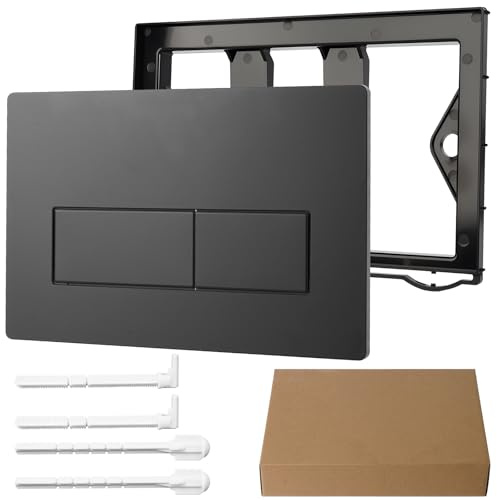 Panneau de chasse d'eau pour WC, panneau de remplacement à double commande,pièces de remplacement pour réservoir,Compatible avec les panneaux de chasse Geberit Sigma 01/20/30/50 et UP 300/320