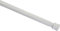 GARDINIA Spannstange, Ausziehbar, Gardinenstange ohne Bohren und Schrauben, Metall, Ø 23/26 mm, Länge 125 - 220 cm, Weiß