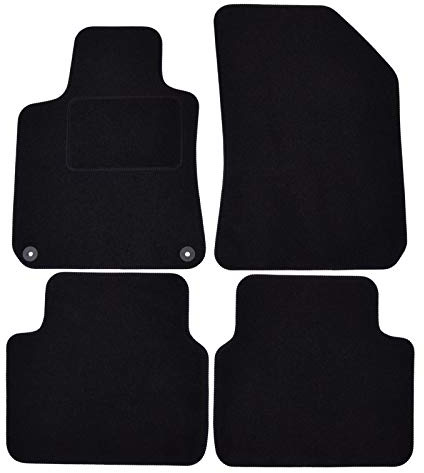 J&J AUTOMOTIVE | Velours Fußmatten Autotepiche Passend Für 308 SW 2014-2021, Genaue Passform, rutschfeste Untregrund, Verstärkt Im Pedalbereich