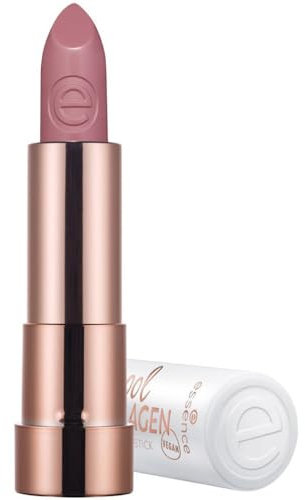 essence cool COLLAGEN plumping lipstick, Lippenstift, Nr. 202 My Mind, braun, vergrößernd, pflegend, kühlend, feuchtigkeitsspendend, glättend, glänzend, vegan, ohne Alkohol, ohne Parabene (3,5g)