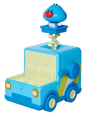 Simba 109356136 - OggyOggy Truck with Lifting Platform Function, Includes 7 cm Oggy Figure, Children's Series, Baby Cat, Kittens, Toy Car, from 3 Years