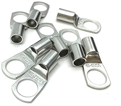 XFZJCHAP 10PCS 70-95mm² Copper Cable lugs Terminals Battery Wire Welding Cable Connectors Kit suit SC50-12 SC70-8 SC95-8 FEECOZ(SC70-8)
