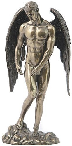 Figurine Homme Nu ailé Debout 30 cm Bronze coulé à Froid