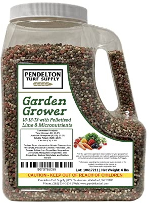 13-13-13 Garden Grower Fertilizer with Pelletized Lime and Micronutrients (6 lbs)