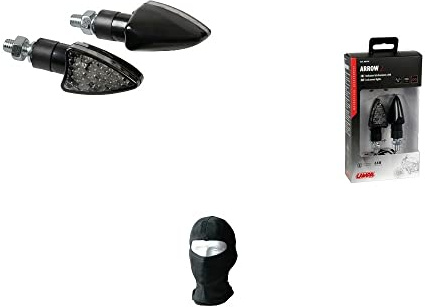 Compatible avec 1584 FXCW SOFTAIL Rocker Paire DE FLÈCHES À LED HOMOLOGUÉES pour INDICATEURS DE Moto DE Direction 12V Universel 63CM X 25CM Lampe SPAN 6,5CM