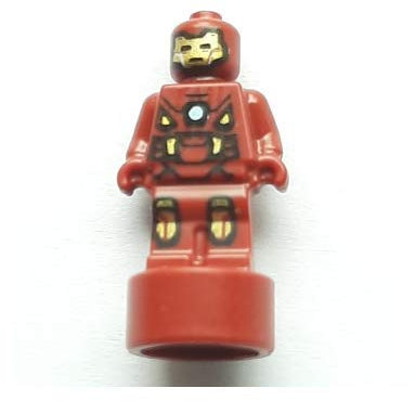 LEGO Super Heroes Iron Man Prototype Microfigure Statuette from 76167 (Bagged)