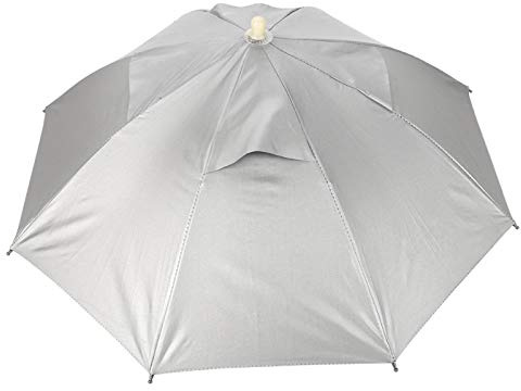 Bnineteenteam Regenschirm-Hut, wasserdicht UV-Schutz faltbar Sonnenschutz Kopfbedeckung for Angeln Gartenarbeit Outdoor Sport Strandgolf Tagesausflüge