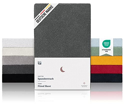 Blumtal frotté underlakan - Cuddly soft underlakan, Oeko-Tex certifierat, olika färger och storlekar