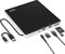 BUNUD Externes DVD Laufwerk für Windows 11: USB 3.0 & Type-C CD Laufwerk Extern Externer CD/DVD Brenner und Player mit 2 USB & SD/TF - Externe CD- & DVD-Laufwerke für Laptop Mac PC MacBook Pro Air