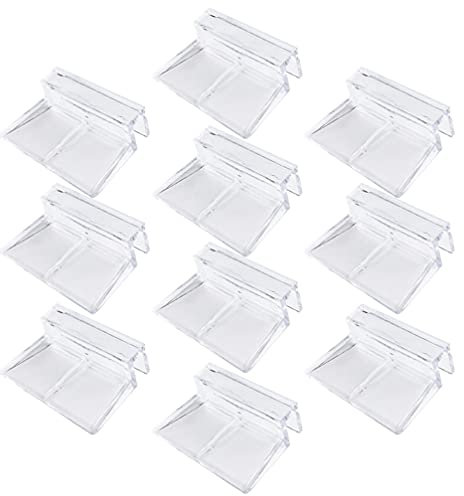 10Pcs Tank Glas Abdeckung Clip Aquarium Steht Acryl Aquarium Glas Abdeckung Schellen Unterstützung Halter Aquarium Deckel Halter