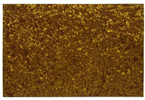 CAZARU Brown Pearl Celluloid E-Bass Pickguard Blank Material Sheet Scratch Plate für Gitarrenteile