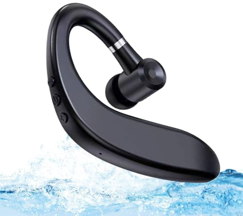 Cuffia Monoauricolare - Auricolare Sportivo Over-the-ear | Auricolari Sportivi Comfort | Auricolare Per Telefono Cellulare Resistente All'acqua Senza Fili Con Doppia Cancellazione Del Rumore Per Acces