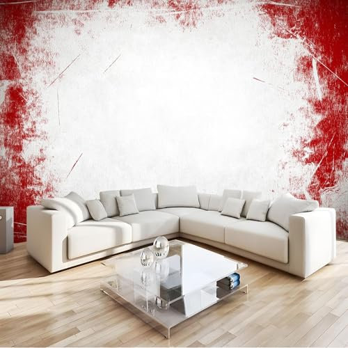250 x 175 cm Papel pintado fotográfico efecto 3D, Textura Rugosa Retro Antigua Fotomurales Tejido No Tejido Murales Fotográfico Moderno Decoración de Paredes para salón o dormitorio, Gris