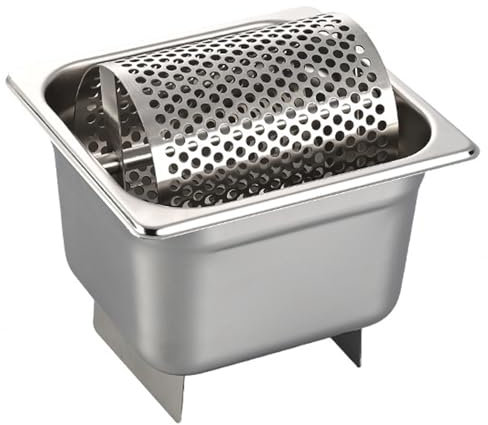 TYH Rullo spalmatore per Burro in Acciaio Inossidabile, Rullo spalmatore per Burro con Supporto, Facile da Pulire, Grande capacità e Riutilizzabile per bistecche di Pane di Mais da Cucina