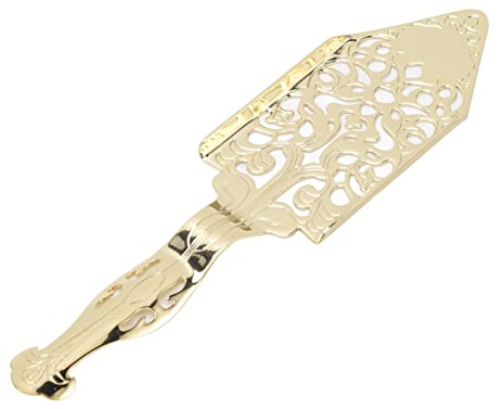 Haofy Stainless Steel Spoons,Absinthe Spoons Vintage Wormwood Cocktail Bar Glass Cup Drinking Filter Hollowed Out Absinthe Fountain Spoon (Gold)