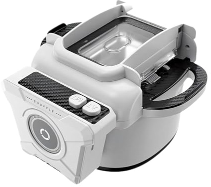 Buxuaaaa Automatiska kortblandare rymmer 4 däck tyst teknik konstruktion design lätt för alla automatiska blandare