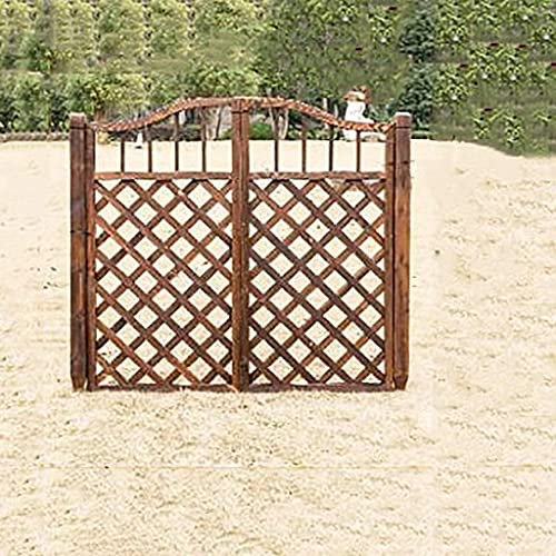 Zaun Zierzaun Massivholztür Gartenhof Pastoral Kleiner Holztürzaunhof GXBCS0906