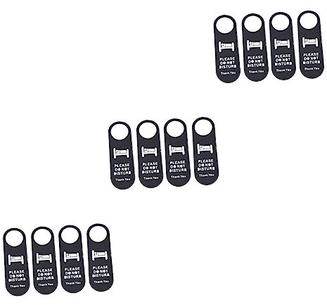 STOBOK 3er-set „bitte Nicht Stören“-schilder Türschild Für Hotel Schminkraum Griffaufhänger Einzigartiges Design Stilvoll Leicht Zu Lesen Für Café-bar 4 Stück X 3