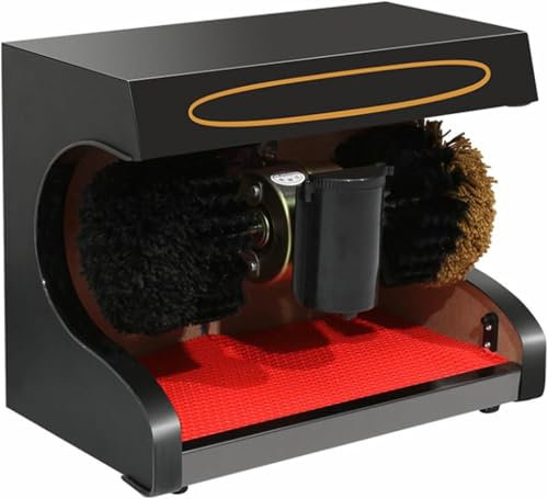 VYUJHNBG Cireuse à Chaussures Professionnelle, cireuse à Chaussures électrique, Petite cireuse à Induction Automatique, idéale pour Les familles, Les hôtels et Les banques