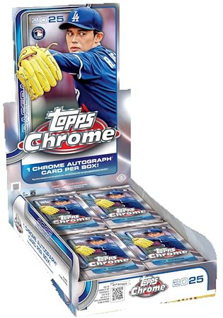 Topps 2025 Chrome Baseball Hobby Box