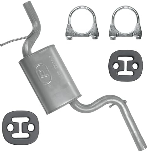 POLMOstrow Auspuff Mitteltopf für Volkswagen Passat B6 1.8 TSI 2.0 FSI Stufenheck, Kombi 2005-11.2010