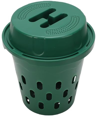 XUMIUZIY Composteur enterré pour Les Familles Respectueuses de l'environnement, Bac à Compost de Ferme Extérieur Pratique pour Lits de Jardin, Matériau PP (Green)