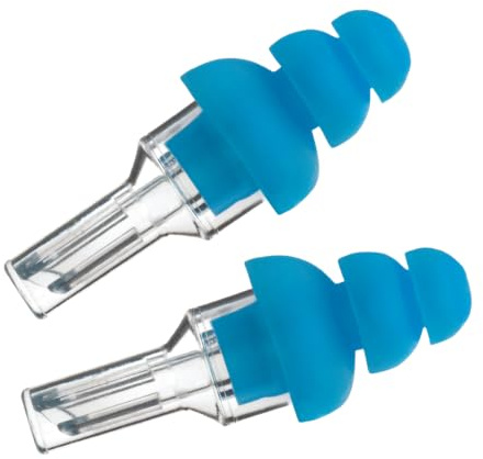 Etymotic ER20 ETY Earplugs - Standard Size, Blue - High-Fidelity Hearing Protection - Up to 20 dB Sound Reduction - Reusable - Includes Neck Cord & Carrying Case
